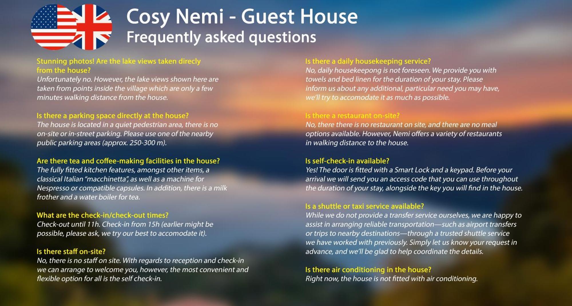 Cosy Nemi - Guest House Εξωτερικό φωτογραφία
